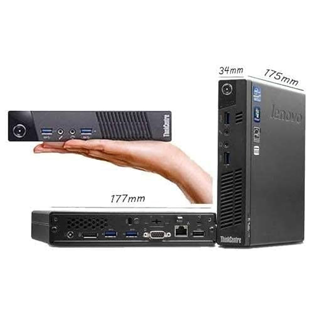 Lenovo ThinkCentre M900 Renewed Business Tiny (Mini) Desktop